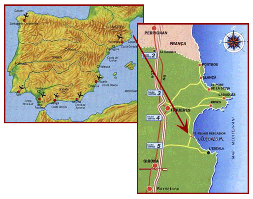 Vilacolum an der Costa Brava
