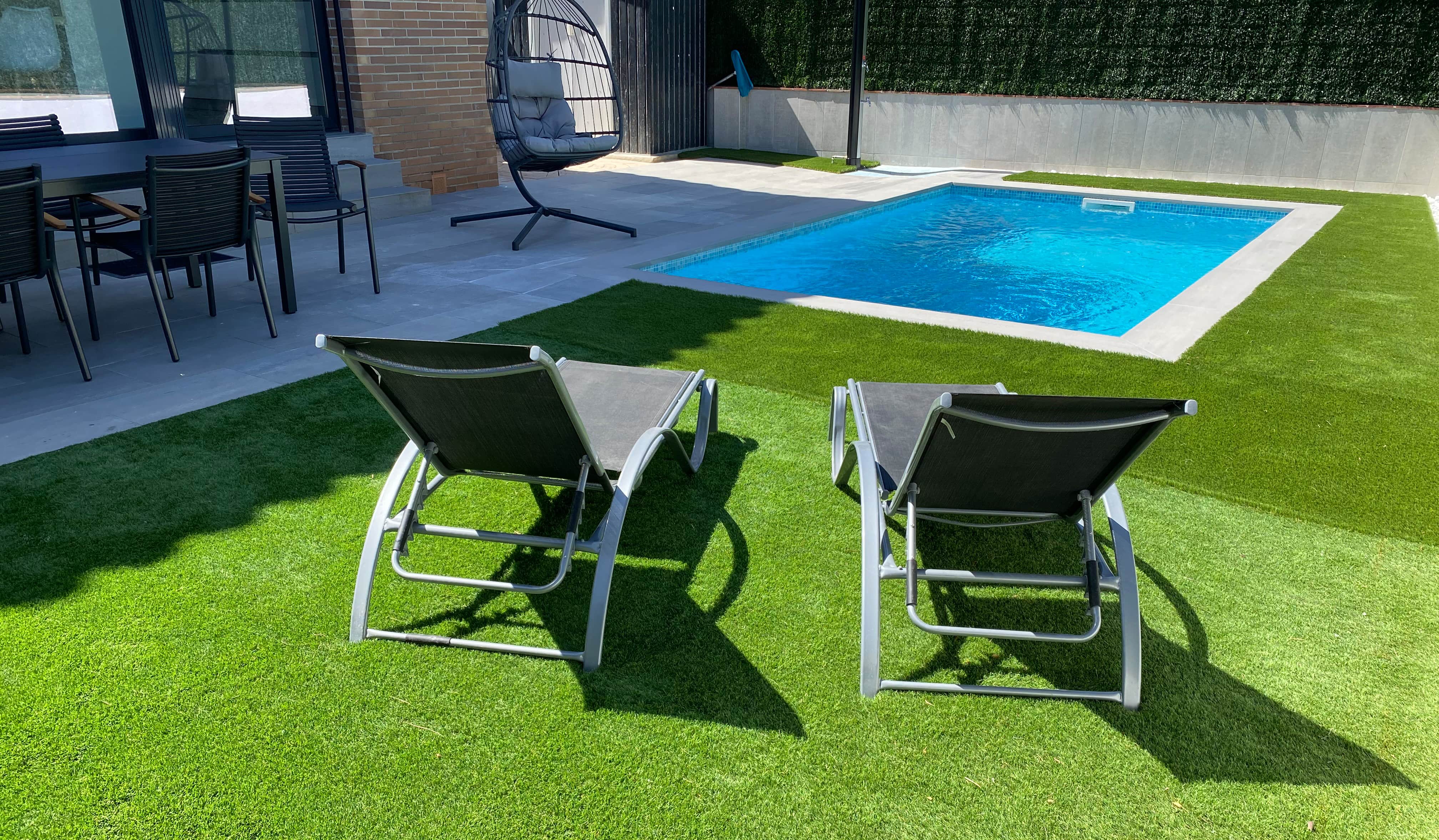Ferienhaus Vialcolum Garten