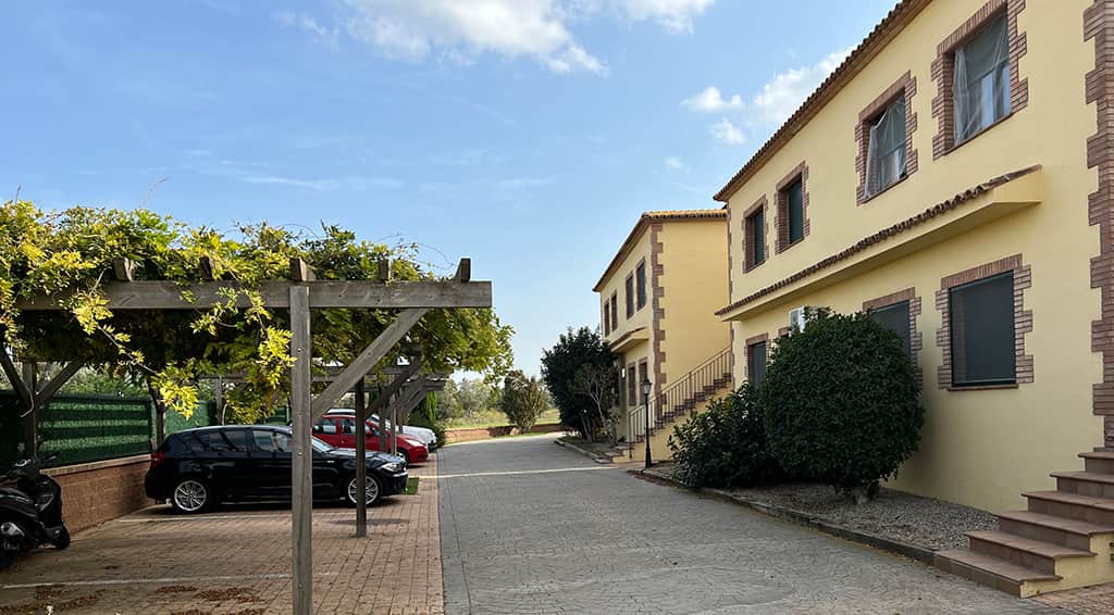 Ferienwohnung Vilacolum Terrasse
